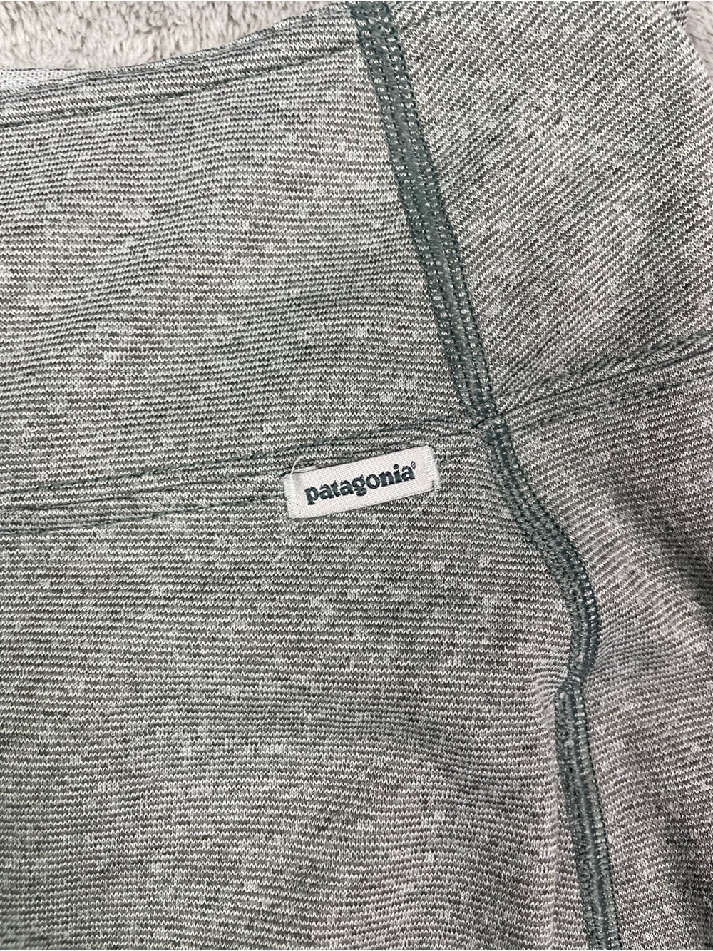 Patagonia Womens Capilene 3 Midweight Legging XL Gray Green Base Layer Pants - Picture 2 of 10